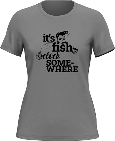 Its Fishing O'clock T-Shirt for Women